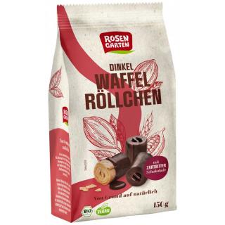 Waffelröllchen Zartbitter