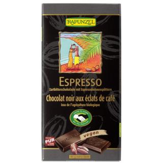 Zartbitterschokolade mit Espresso-Splittern 55% HI